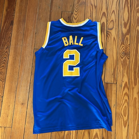 College Basketball Jersey UCLA Bruins Lonzo Ball #2 Stitched Like New Blue Gold - Picture 5 of 5